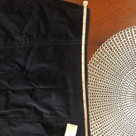 GAP navy velvet skirt - Picture 5 of 6
